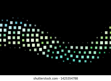 Dark Blue, Yellow vector cover in polygonal style. Abstract gradient illustration with rectangles. Smart design for your business advert.