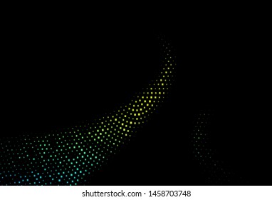 Dark Blue, Yellow vector cover in polygonal style. Decorative design in abstract style with rectangles. Pattern can be used for websites.