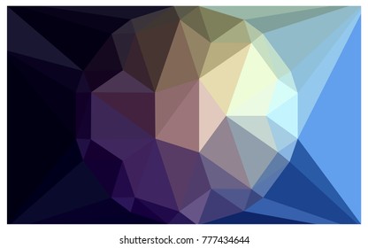 Dark Blue, Yellow vector diamond Pattern. Geometric Gemstone sample. Repeating template with a gem in center. Jewelry gems texture for your design. Pattern can be used for background.