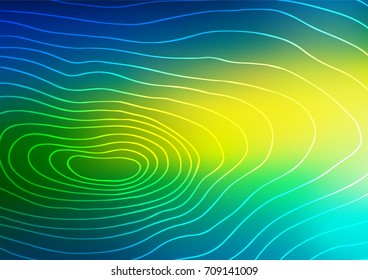 Dark Blue, Yellow vector doodle blurred pattern. Colorful illustration in abstract style with zentangles. The pattern can be used for wallpapers and coloring books.