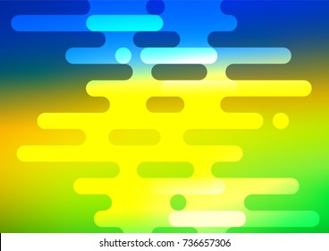 Dark Blue, Yellow vector doodle blurred pattern. A vague abstract illustration with doodles in Indian style. Hand painted design for web, wrapping, wallpaper.