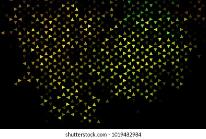 Dark Blue, Yellow vector geometric simple minimalistic background, which consist of triangles on white background. Triangular pattern with gradient for your business design. 
