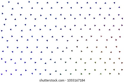 Dark Blue, Yellow vector geometric simple minimalistic background, which consist of triangles on white background. Triangular pattern with gradient for your business design. 