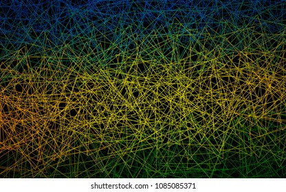 Dark Blue, Yellow vector geometric simple minimalistic background, which consist of triangles on white background. Triangular pattern with gradient for your business design. 