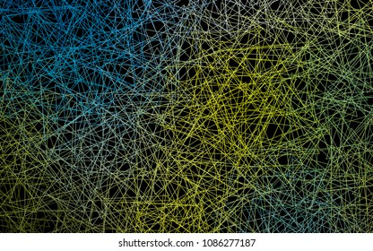 Dark Blue, Yellow vector geometric simple minimalistic background, which consist of triangles on white background. Triangular pattern with gradient for your business design. 
