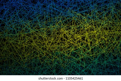 Dark Blue, Yellow vector geometric simple minimalistic background, which consist of triangles on white background. Triangular pattern with gradient for your business design. 