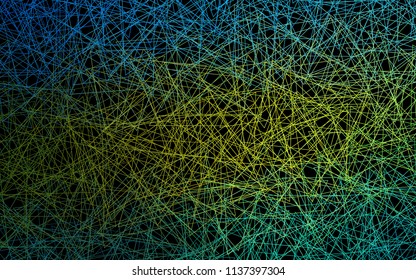 Dark Blue, Yellow vector geometric simple minimalistic background, which consist of triangles on white background. Triangular pattern with gradient for your business design. 