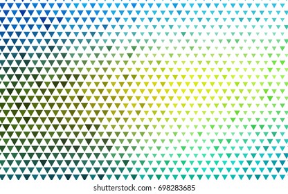 Dark Blue, Yellow vector geometric simple minimalistic background, which consist of triangles on white background. Triangular pattern with gradient for your business design. 