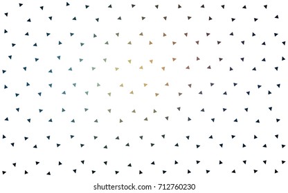 Dark Blue, Yellow vector geometric simple minimalistic background, which consist of triangles on white background. Triangular pattern with gradient for your business design. 