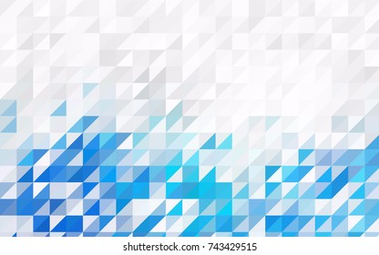 Dark Blue, Yellow vector geometric simple minimalistic background, which consist of triangles on white background. Triangular pattern with gradient for your business design. 