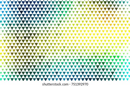 Dark Blue, Yellow vector geometric simple minimalistic background, which consist of triangles on white background. Triangular pattern with gradient for your business design. 