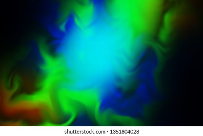 Dark Blue, Yellow vector glossy abstract background. Colorful illustration in abstract style with gradient. Background for a cell phone.