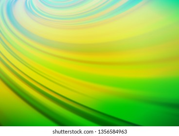 Dark Blue, Yellow vector glossy abstract background. An elegant bright illustration with gradient. Brand new style for your business design.