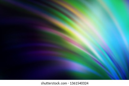 Dark Blue, Yellow vector glossy abstract layout. An elegant bright illustration with gradient. The best blurred design for your business.