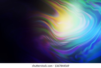 Dark Blue, Yellow vector glossy abstract layout. Colorful illustration in abstract style with gradient. Smart design for your work.
