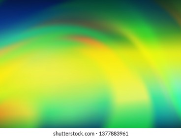 Dark Blue, Yellow vector glossy abstract background. Shining colorful illustration in a Brand new style. Brand new design for your business.