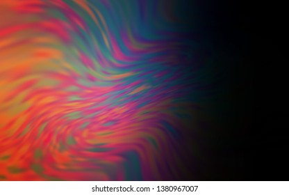 Dark Blue, Yellow vector glossy abstract backdrop. New colored illustration in blur style with gradient. Smart design for your work.