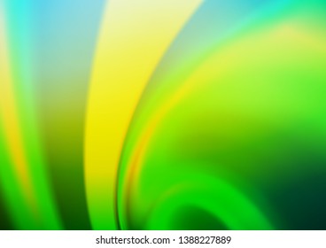 Dark Blue, Yellow vector glossy abstract background. A vague abstract illustration with gradient. A new texture for your design.