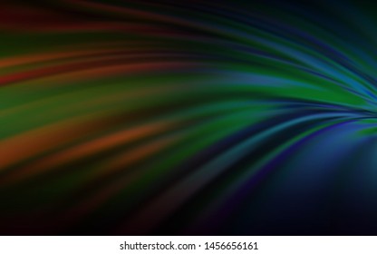 Dark Blue, Yellow vector glossy abstract background. A completely new colored illustration in blur style. Background for a cell phone.