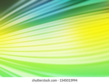 Dark Blue, Yellow vector glossy bokeh pattern. Glitter abstract illustration with an elegant design. A completely new design for your business.