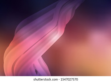 Dark Blue, Yellow vector glossy abstract backdrop. An elegant bright illustration with gradient. New style for your business design.