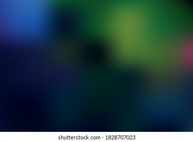 Dark Blue, Yellow vector glossy abstract background. An elegant bright illustration with gradient. New style for your business design.