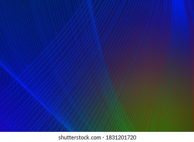 Azul oscuro, amarillo vectorial brillante diseño abstracto. Ilustración abstracta moderna con gradiente. Diseño inteligente para su trabajo.