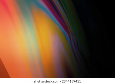 Dark Blue, Yellow vector glossy abstract layout. Colorful abstract illustration with gradient. New style design for your brand book.