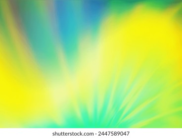 Dark Blue, Yellow vector glossy abstract template. Modern geometrical abstract illustration with gradient. The template for backgrounds of cell phones.
