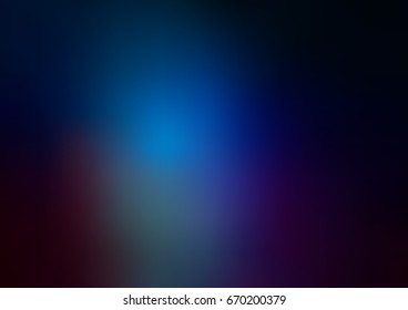 Dark Blue, Yellow vector glossy abstract template. A vague abstract illustration with gradient. The textured pattern can be used for background.