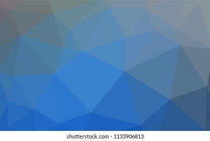 Dark Blue, Yellow vector gradient triangles template. Modern abstract illustration with triangles. Pattern for a brand book's backdrop.