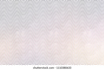 Dark Blue, Yellow vector illustration which consist of circles. Dotted gradient design for your business. Creative geometric background in halftone style with colored spots.