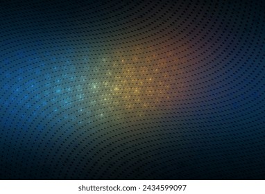 Azul oscuro, amarillo vector Ilustración con conjunto de círculos abstractos de colores brillantes. Ilustración abstracta moderna con gotas de agua coloridas. Plantilla moderna para la página de destino.