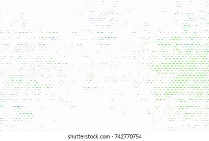 Dark Blue, Yellow vector illustration which consist of circles. Dotted gradient design for your business. Creative geometric background in halftone style with colored spots.