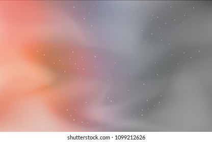 Dark Blue, Yellow vector layout with cosmic stars. Space stars on blurred abstract background with gradient. Template for cosmic backgrounds.