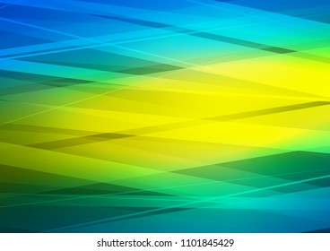 Dark Blue, Yellow vector layout with flat lines. Shining colored illustration with narrow lines. The pattern can be used as ads, poster, banner for commercial.