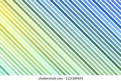 Dark Blue, Yellow vector layout with flat lines. Lines on blurred abstract background with gradient. The pattern can be used for websites.