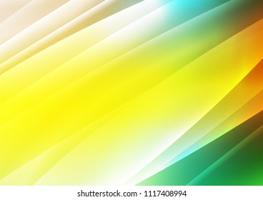 Dark Blue, Yellow vector layout with flat lines. Shining colored illustration with narrow lines. The template can be used as a background.