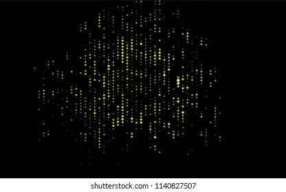 Dark Blue, Yellow vector  layout with circle shapes. Blurred decorative design in abstract style with bubbles. Completely new template for your brand book.