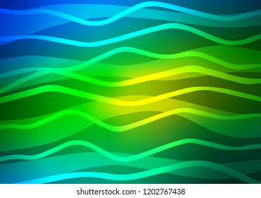 Dark Blue, Yellow vector layout with flat lines. Blurred decorative design in simple style with lines. The pattern can be used for websites.