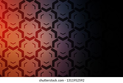Dark Blue, Yellow vector layout with wry lines. A circumflex abstract illustration with gradient. Pattern for your business design.