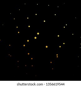 Dark Blue, Yellow vector layout with bright stars. Colorful illustration with abstract gradient stars. Pattern for new year ad, booklets.