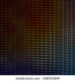 Dark Blue, Yellow vector layout with lines. Gradient abstract design in simple style with sharp lines. Pattern for ads, commercials.