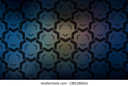 Dark Blue, Yellow vector layout with wry lines. Brand new colorful illustration in simple style. Template for cell phone screens.