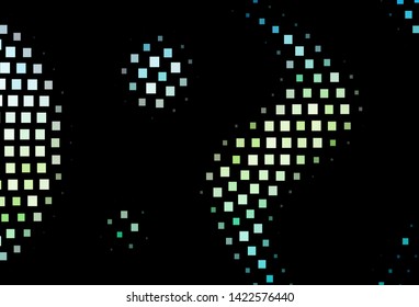 Dark Blue, Yellow vector layout with lines, rectangles. Beautiful illustration with rectangles and squares. Pattern for busines ad, booklets, leaflets