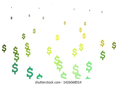 Dark Blue, Yellow vector layout with banking symbols. Colored symbols of all currency on white background. Smart design for your business advert of economic, wealth.