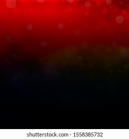 Dark Blue, Yellow vector layout with circle shapes. Colorful illustration with gradient dots in nature style. New template for a brand book.