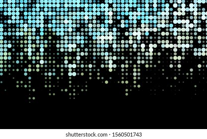 Dark Blue, Yellow vector layout with circle shapes. Modern abstract illustration with colorful water drops. Design for posters, banners.