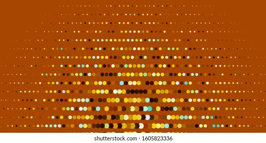Dark Blue, Yellow vector layout with circle shapes. Abstract colorful disks on simple gradient background. Pattern for websites.