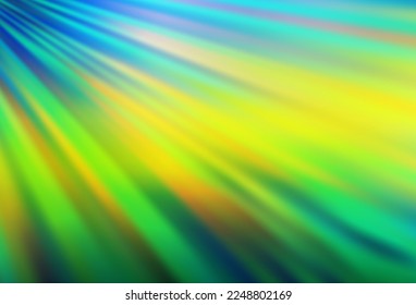 Dark Blue, Yellow vector layout with flat lines. Glitter abstract illustration with colored sticks. Pattern for websites, landing pages.